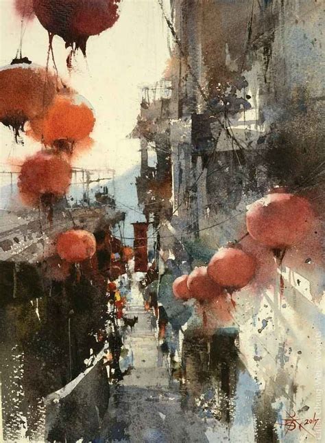 Chien Chung Wei | Watercolor Painting Gallery - Chinese Artist