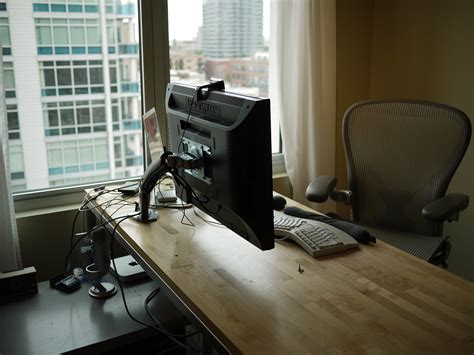 My Office with New Ergotron Monitor Mount | Just put in the … | Flickr