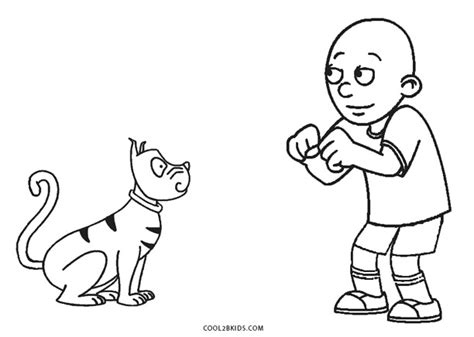 Free Printable Caillou Coloring Pages For Kids