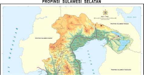 Peta Kota: Peta Provinsi Sulawesi Selatan