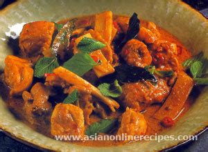 Red Chicken Curry with Bamboo Shoots Recipe