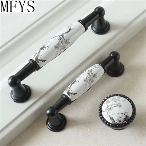 3.75'' 5'' Ceramic Dresser Handles Drawer Pull Handles Knob Kitchen Cabinet Handle Knobs Door ...