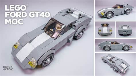 LEGO Ford GT40 Classic MOC [Based on Speed Champions 75881] | Ford gt40, Lego, Lego cars