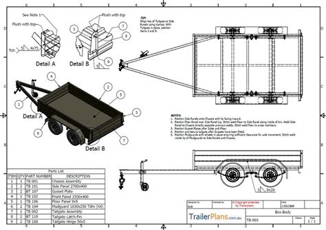 car trailer plans free download pdf - janaphototography