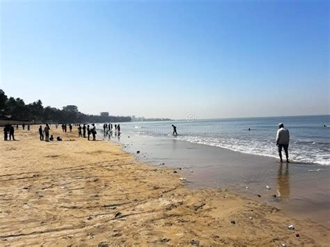 The Splendid Sea Beach, Juhu Beach in Mumbai, India Editorial Stock ...