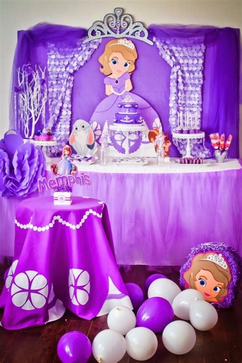 16 Sofia the First Birthday Party Ideas - Pretty My Party