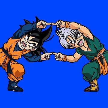 "Goten Trunks Fusion" Sticker for Sale by MalteseArtist | Redbubble