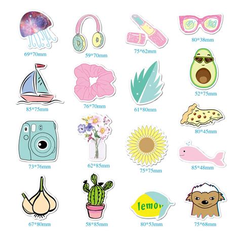 VSCO Girl Stickers Wallpapers - Wallpaper Cave