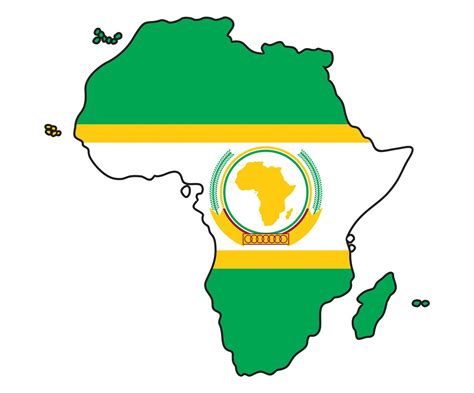 Map, Africa, African Union, Alliance, Union, African, flag, emblem, unity, symbol, logo ...