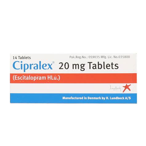 Buy Cipralex 20mg Tablets Online | emeds Pharmacy