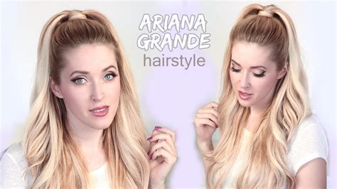 Ariana Grande Hair Half Up Half Down Tutorial