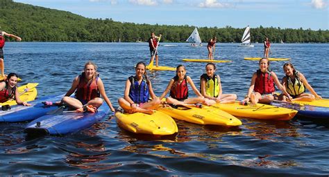 Waterfront, Swimming, Boating Program at Summer Camp