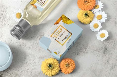 Free Soap Packaging Mockup | Mockuptree