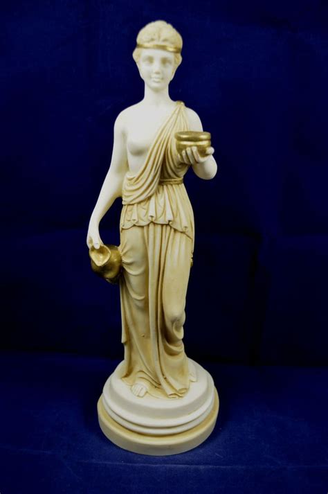 Hebe Sculpture Alabaster Statue Ancient Greek Cupbearer for - Etsy