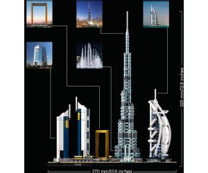 Buy LEGO Architecture - Dubai Skyline (21052) from £140.71 (Today ...