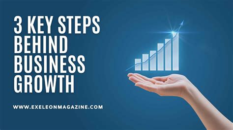 3 Key Steps Behind Business Growth | Exeleon Magazine