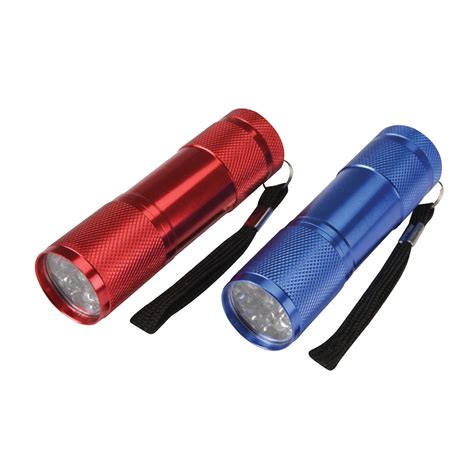 2 Piece 3-1/2 in. 9 LED Mini Flashlight