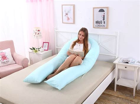 Giant U-Shaped Body Pillow - Cradling Pregnancy Pillow