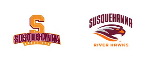 Brand New: New Logos for Susquehanna River Hawks by Bosack & Co.