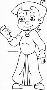 Chhota Bheem Perfect Coloring Page  Wecoloringpagecom sketch template