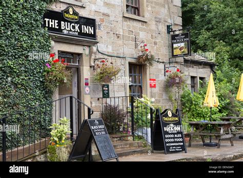 The Buck Inn in the village of Buckden, Wharfdale, Yorkshire Dales National Park, North ...