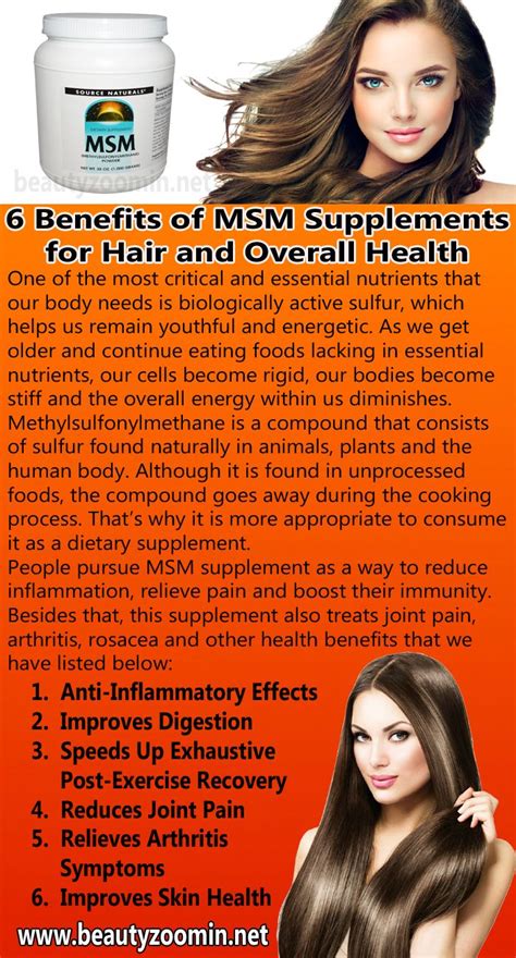 Top 6 benefits of msm supplements for hair and overall health – Artofit