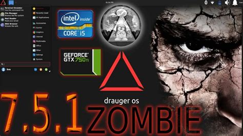 Test Drauger OS 7. 5. 1 ZOMBIE Dystrybucja Linuxa przeznaczona dla ...