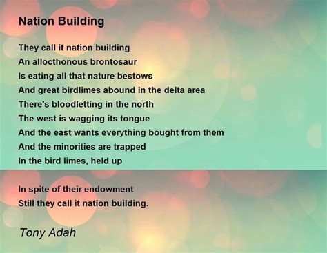 What Is Nation Building