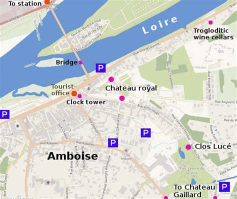 Where Is Amboise In France On Map - States Of America Map States Of ...