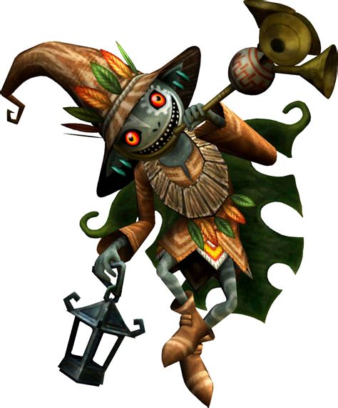 I just noticed the Skull Kid's eyes, how they are exactly like Majora's ...