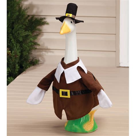 Boy Pilgrim Goose Outfit - Yard Geese - Miles Kimball Thanksgiving Clothes, Thanksgiving ...