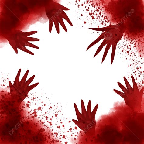 Spooking Hands And Blood Stain Splattered Free Download, Blood Splatter, Scary Blood, Blood PNG ...