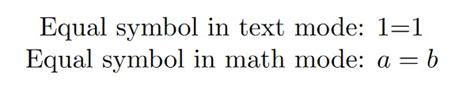 How to write the equal or not equal symbol in LaTeX? 2024