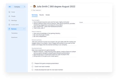 Self-Evaluation Performance Review Examples For Employees