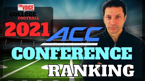 ACC College Football Conference Ranking - WHAT'S THE TRUTH? - YouTube