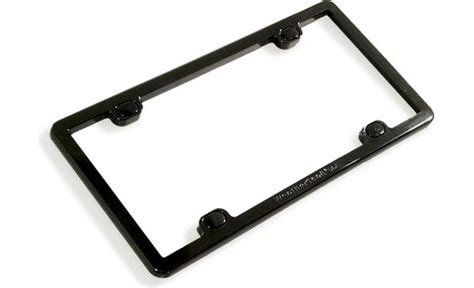 WeatherTech PlateFrame™ (Black) License plate frame at Crutchfield