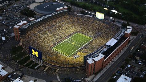 Michigan reduces football stadium capacity by 2,300 seats; remains largest venue in college ...