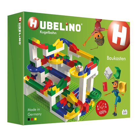 Buy Hubelino Marble Run - 200-Piece Big Building Box - The Original! Made in Germany ...