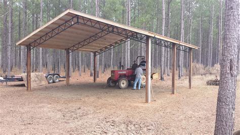 Pin by Tray on Garage | Building a pole barn, Barn house kits, Diy pole barn