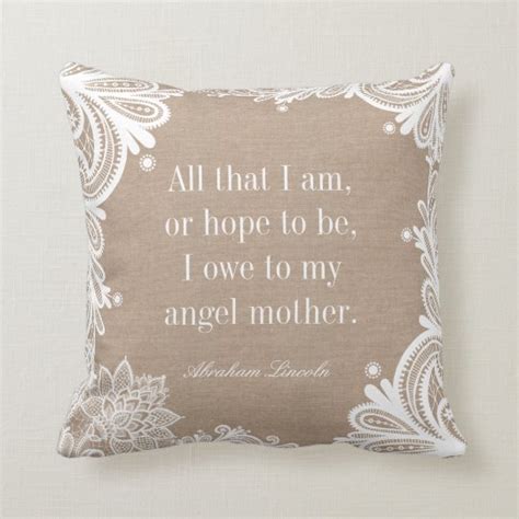 Mother's Day Quote Pillow | Zazzle.com