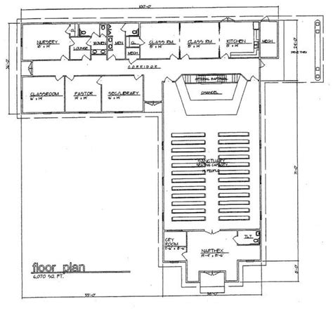 Church Plan #125 | LTH Steel Structures