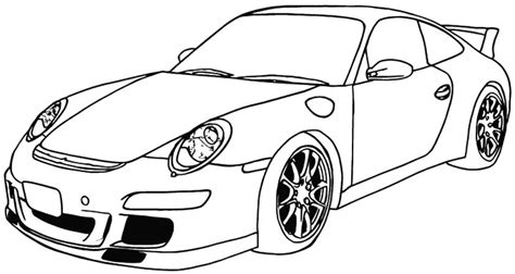 Porsche Coloring Pages - Coloring Home