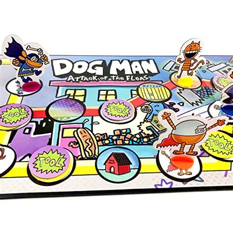 Dog Man Board Game Attack of The Fleas (Fuzzy Little Evil Animal Squad ...