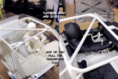 This Custom RC Car Interior Has A Driver Turns His Head As The Steering ...