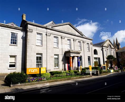 Royal Cornwall Museum, River Street, Truro, Cornwall Stock Photo - Alamy