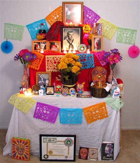 Dia de los Muertos Altar: How to Build an Altar for the Day of the Dead — Art is Fun