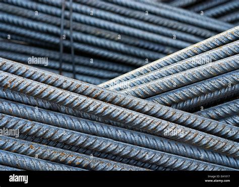 Reinforcing steel iron bar steel bar Stock Photo - Alamy