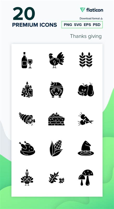 Thanks giving Icon Pack - Premium Vector Icons