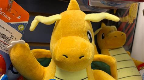 Dragonite Plush With Only One Eye Spotted At GameStop – NintendoSoup