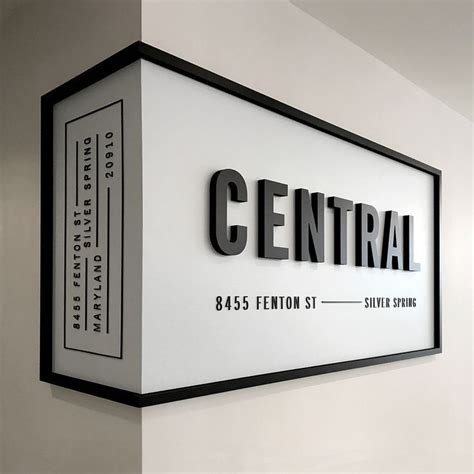 Central Signage #design #signs - Pin Coffee | Signage design, Signage ...